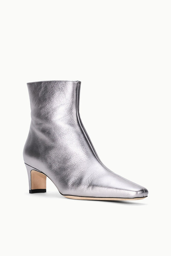 Staud WALLY ANKLE BOOT PEWTER
