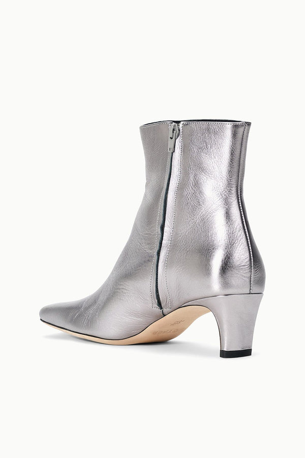 Staud WALLY ANKLE BOOT PEWTER