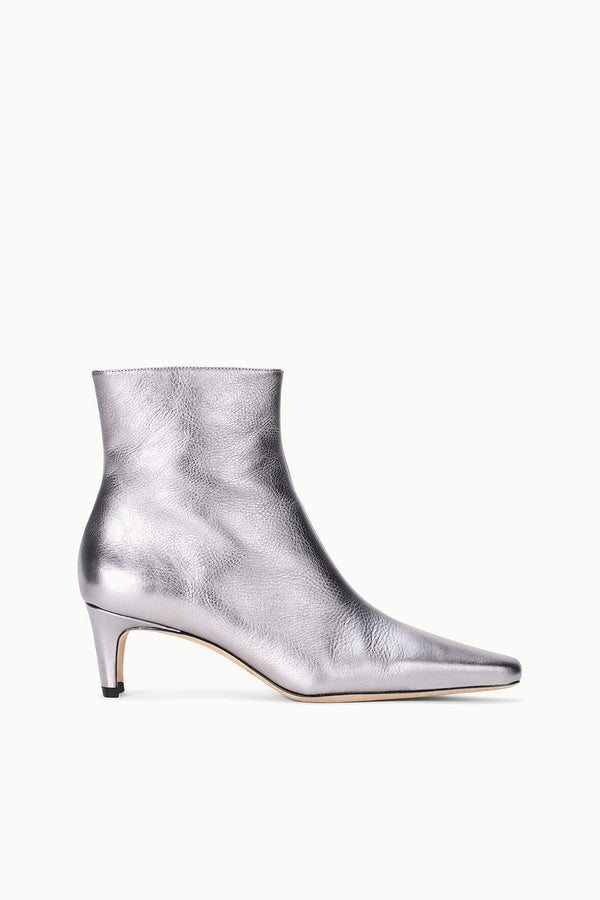 staud WALLY ANKLE BOOT PEWTER