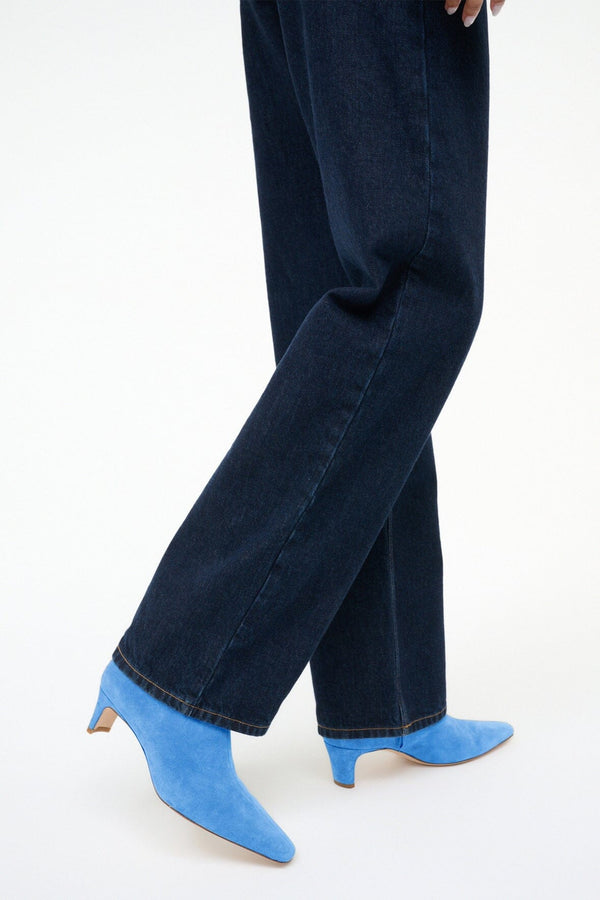 Staud WALLY ANKLE BOOT STAUD BLUE SUEDE