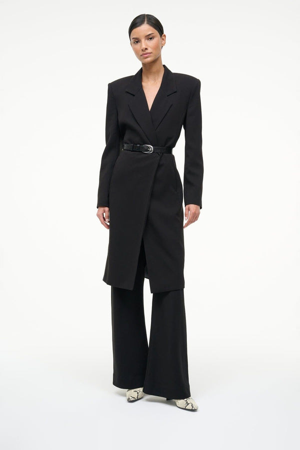 Staud WALLY ANKLE BOOT WHITE SNAKE