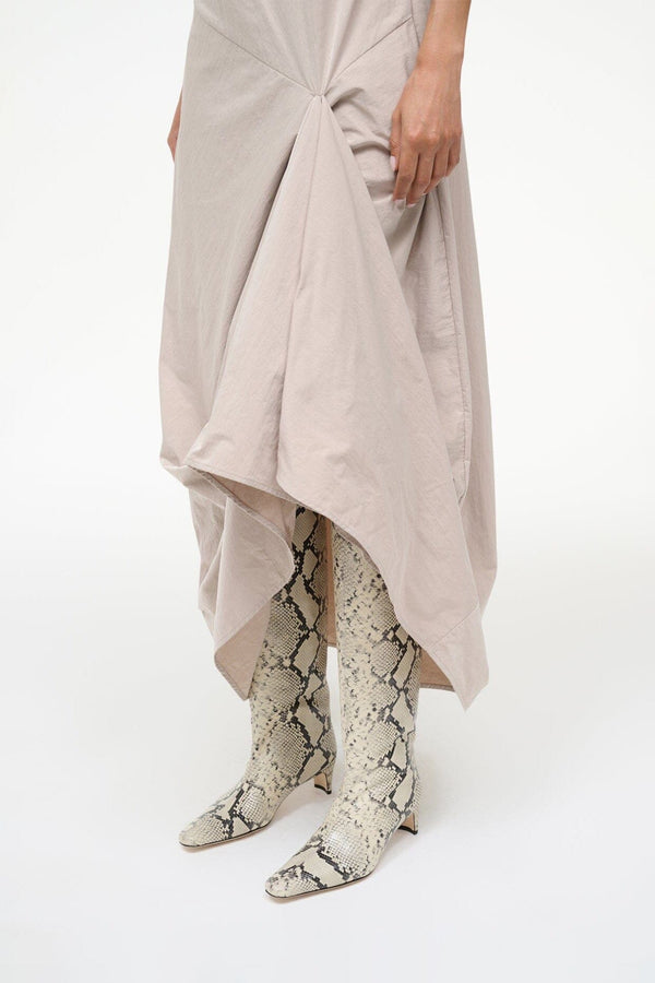 Staud WALLY BOOT WHITE SNAKE