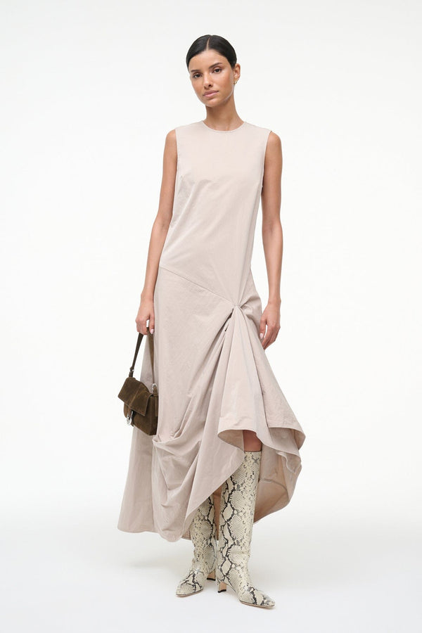 Staud WALLY BOOT WHITE SNAKE