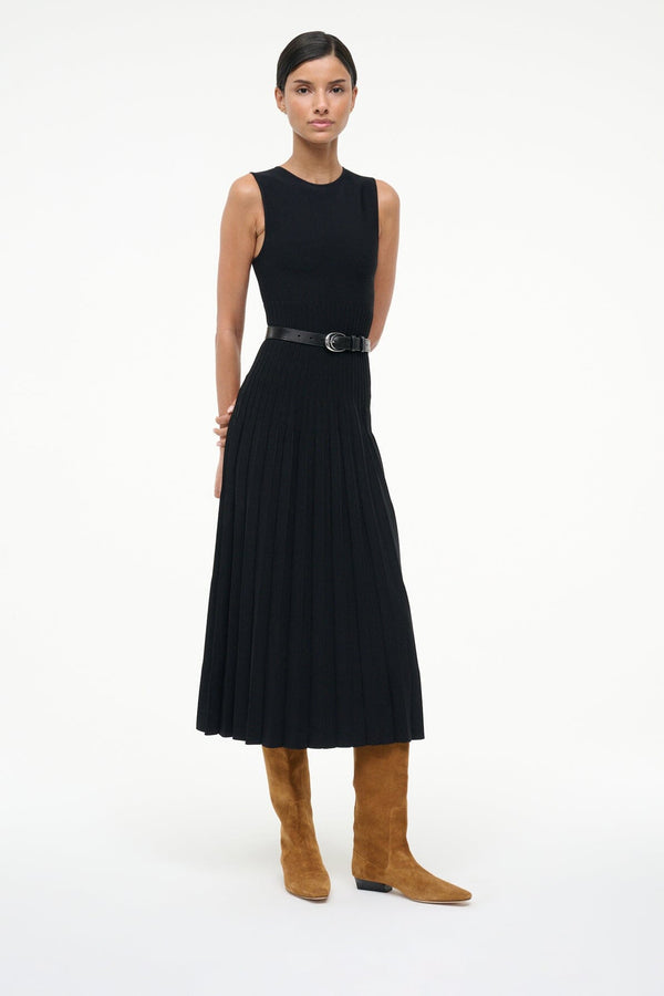 Staud WALLY FLAT BOOT TAN SUEDE