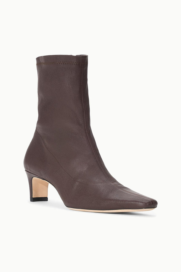 Staud WALLY SOCK ANKLE BOOT ESPRESSO