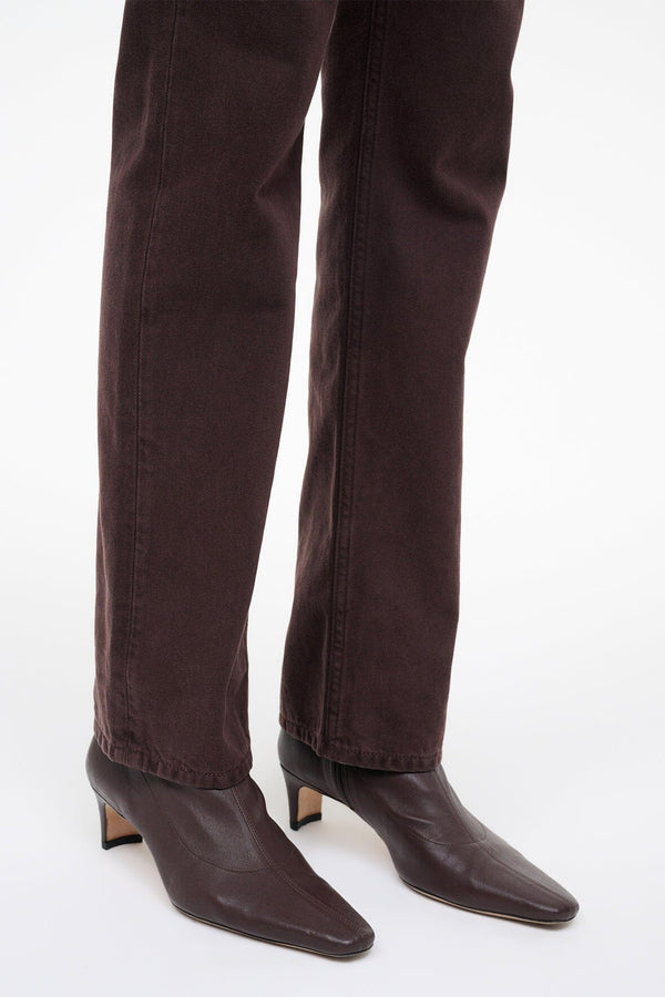 Staud WALLY SOCK ANKLE BOOT ESPRESSO