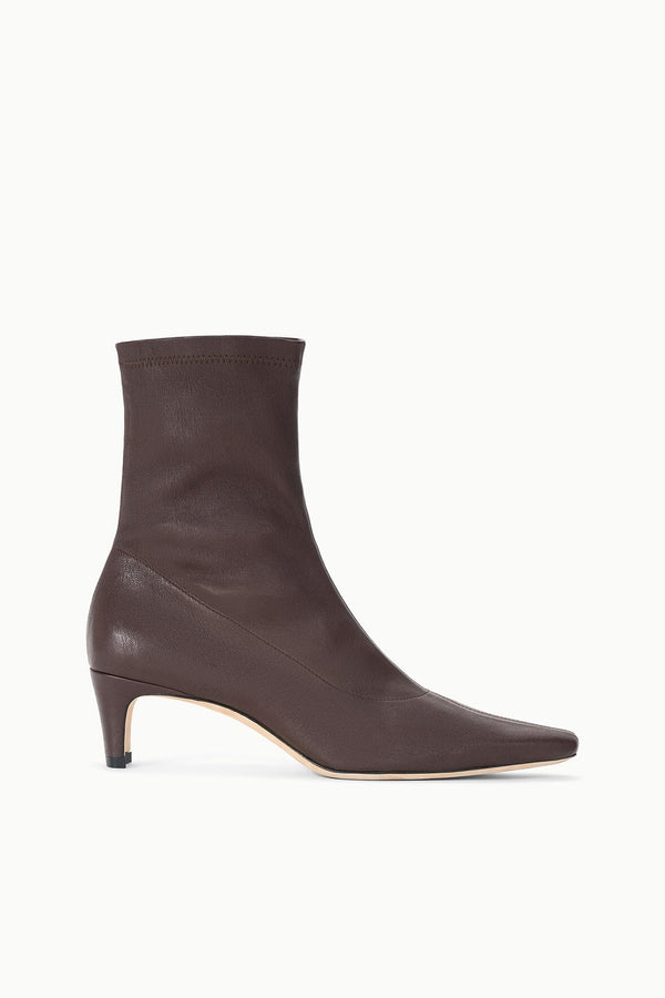 staud WALLY SOCK ANKLE BOOT ESPRESSO