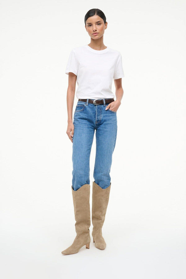 Staud WESTERN WALLY BOOT DUNE SUEDE