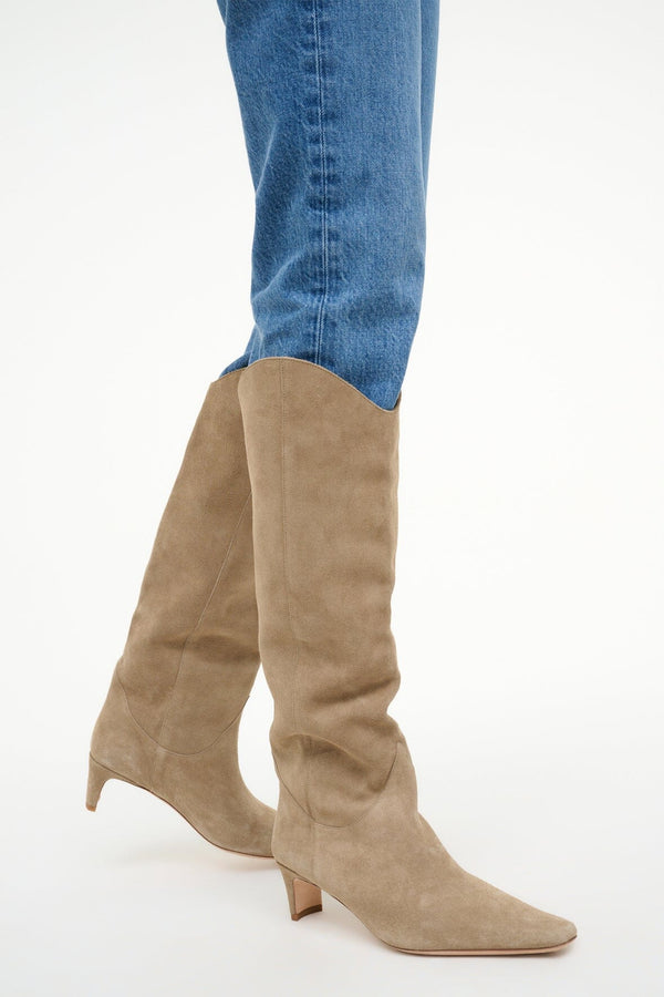 Staud WESTERN WALLY BOOT DUNE SUEDE