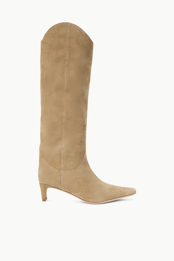 staud WESTERN WALLY BOOT DUNE SUEDE