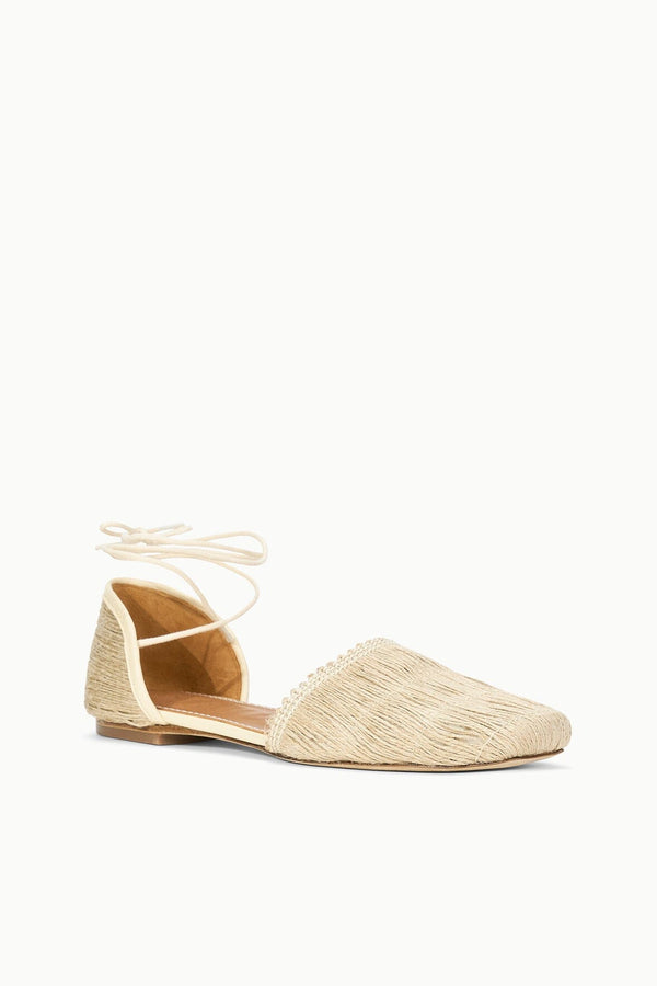Staud WILLA FLAT NATURAL