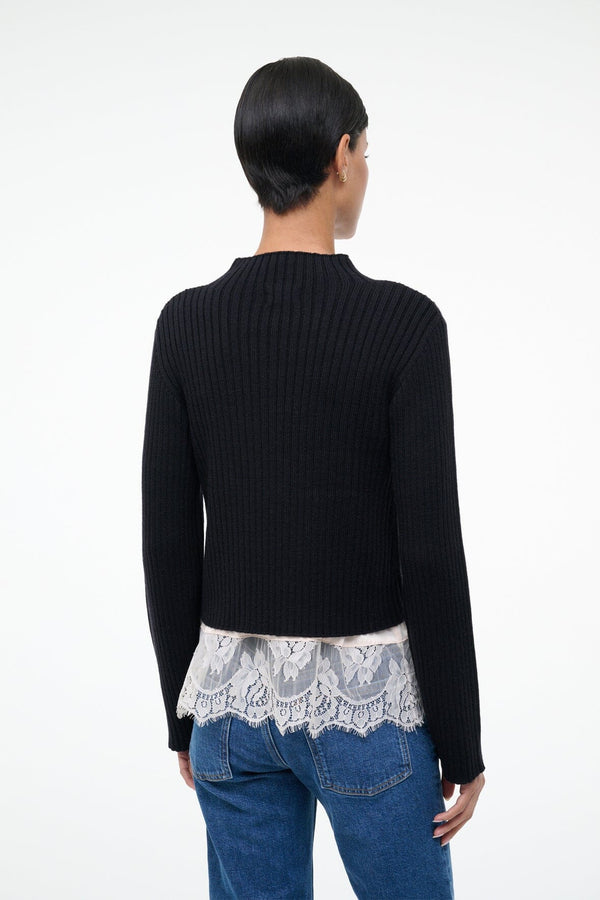 Staud WILLOW SWEATER BLACK