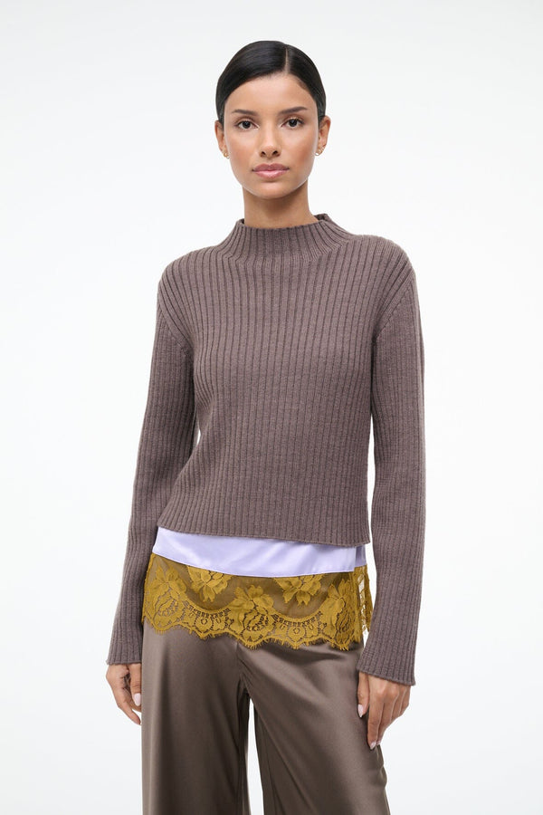 Staud WILLOW SWEATER TRUFFLE