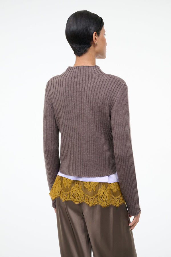Staud WILLOW SWEATER TRUFFLE