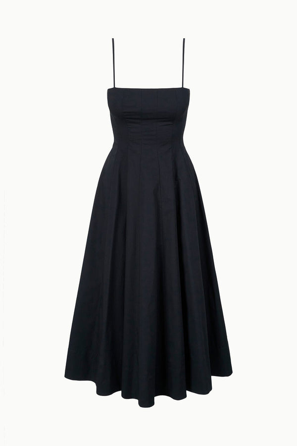Staud WYLIE DRESS BLACK