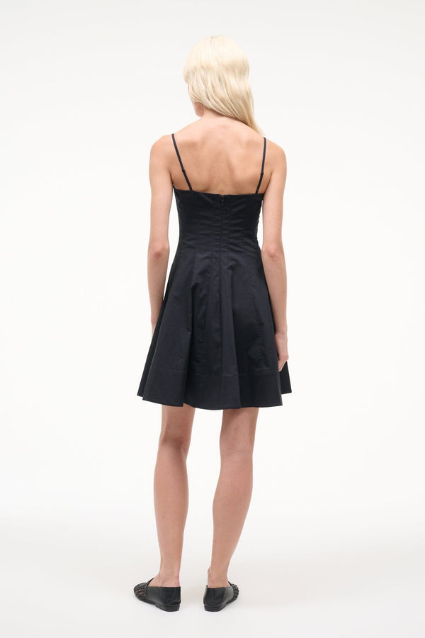 Staud WYLIE MINI DRESS BLACK