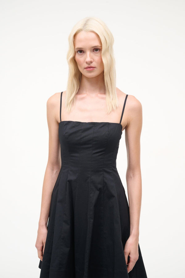 Staud WYLIE MINI DRESS BLACK