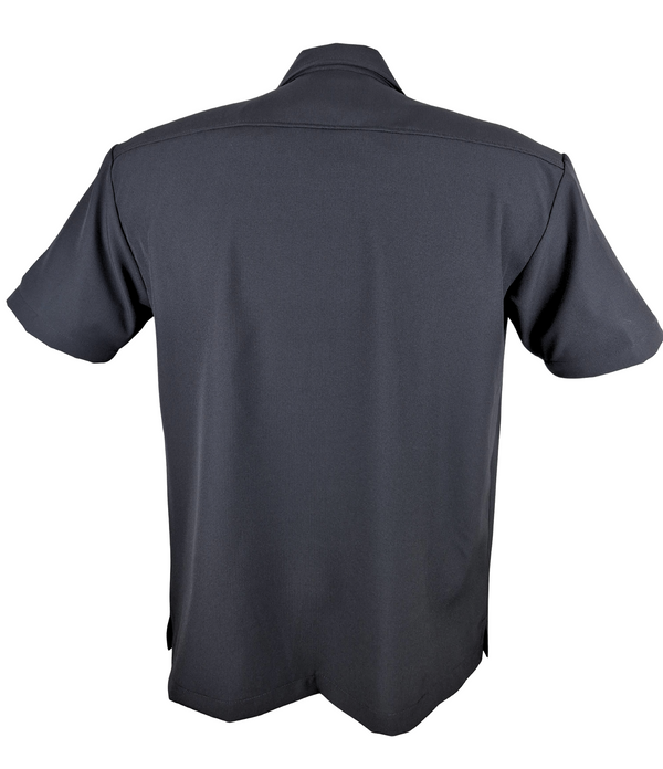 Steady Clothing Contrast Crown Bowling Shirt In Black & Pink