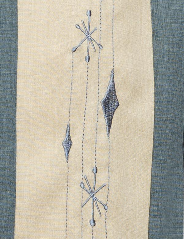 Steady Clothing Mid Century Marvel Bowling Shirt In Charcoal