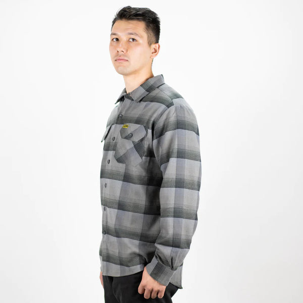 Steady Clothing Original Cascade Flannel In Burnout Grey