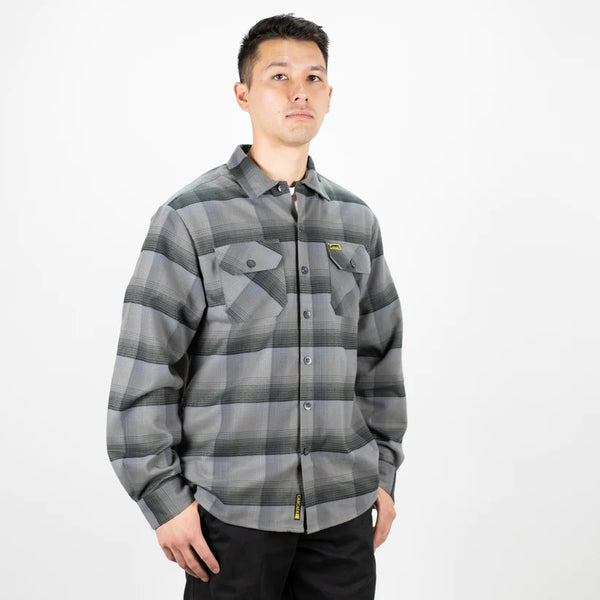 steady clothing Original Cascade Flannel in Burnout Grey