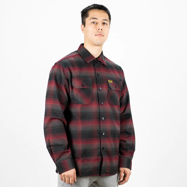 steady clothing Original Cascade Flannel in Daredevil Red