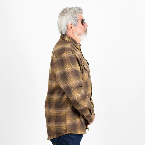 Steady Clothing Original Cascade Flannel In Smokin Brown