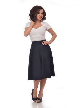 steady clothing Pocket High Waist Thrills Skirt in Navy