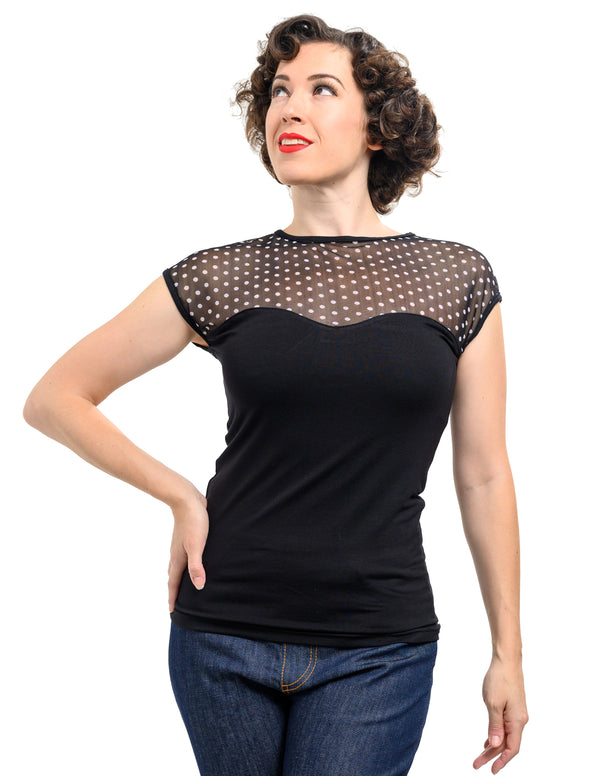 Steady Clothing Brandy Top In Black