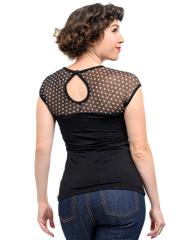 Steady Clothing Brandy Top In Black