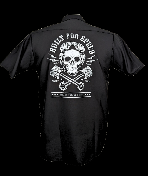 Steady Clothing Built For Speed Workshirt In Black