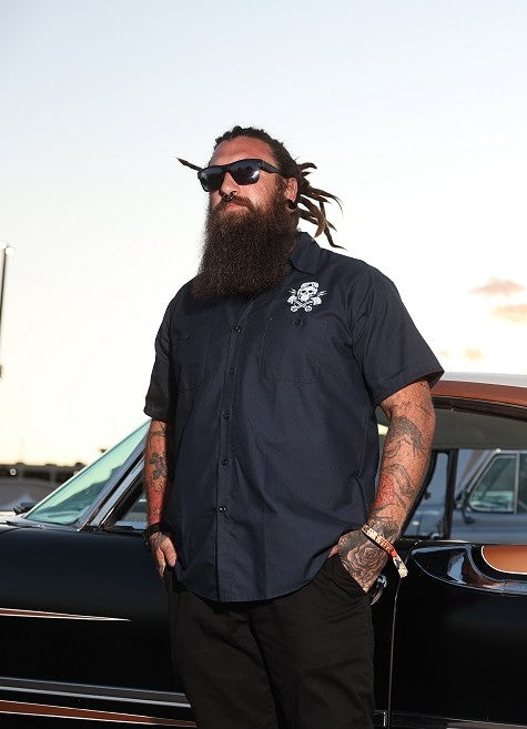 Steady Clothing Built For Speed Workshirt In Navy