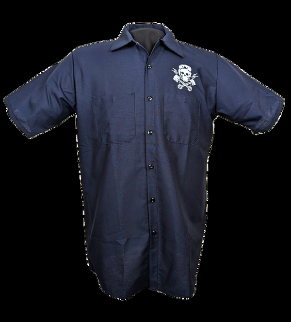 Steady Clothing Built For Speed Workshirt In Navy