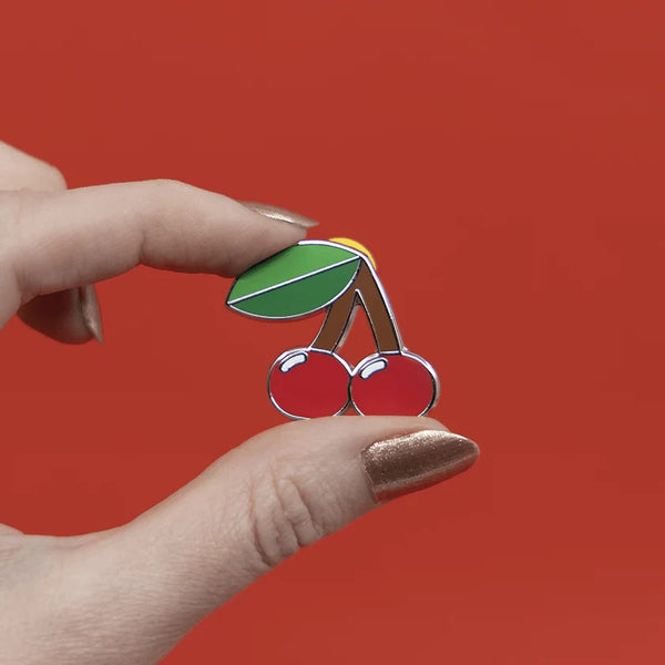 Steady Clothing Cherries Enamel Pin