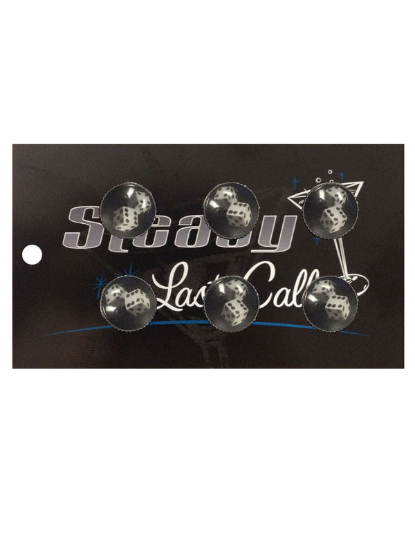Steady Clothing Dice Picture Button Pack
