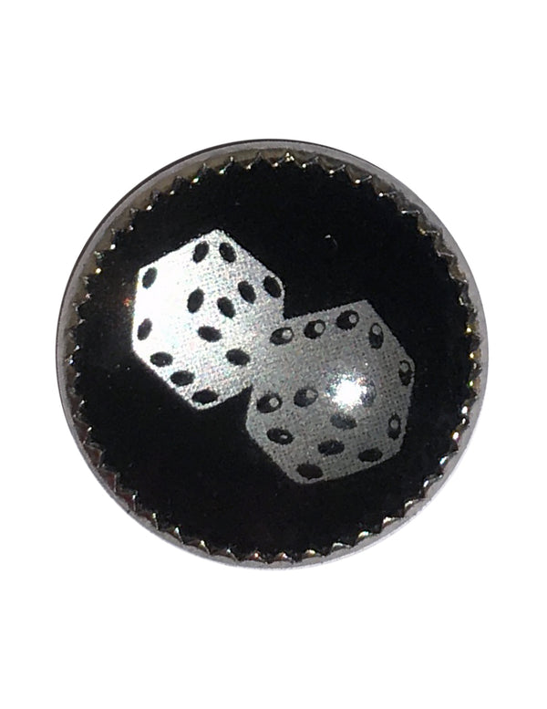 steady clothing Dice Picture Button Pack