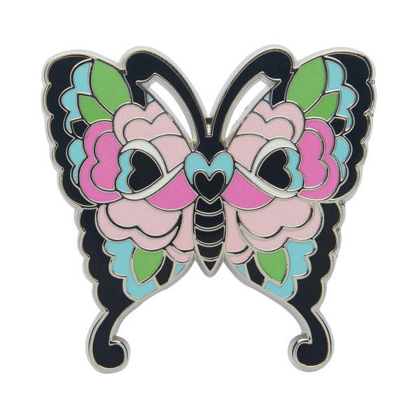 steady clothing Fright of the Butterfly Enamel Pin