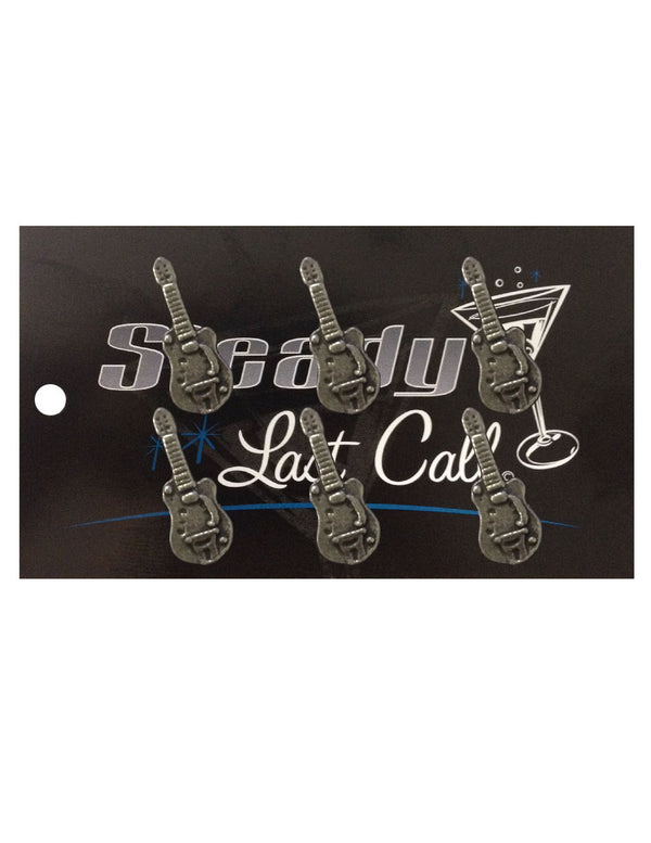 Steady Clothing Guitar Metal Button Pack