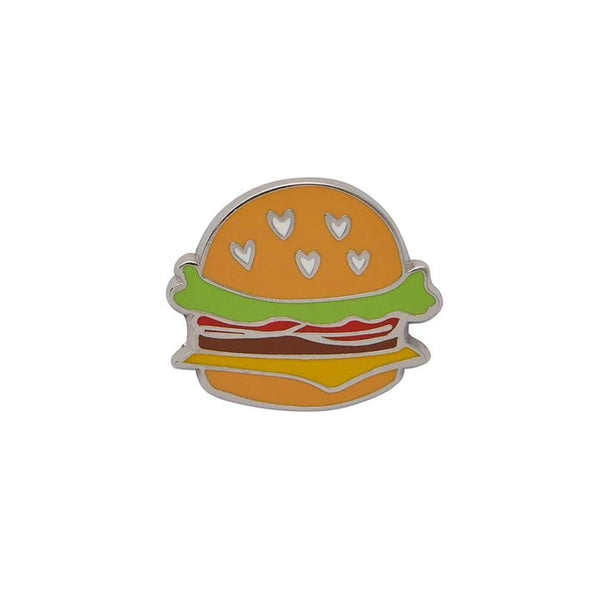 steady clothing Hearty Hamburger Enamel Pin