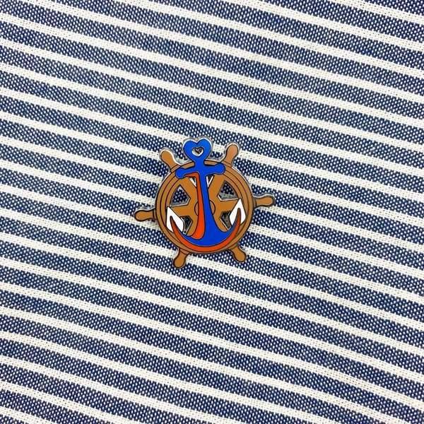 Steady Clothing Helm And Home Enamel Pin