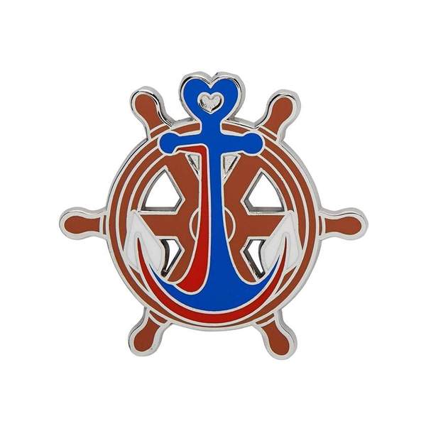 steady clothing Helm and Home Enamel Pin