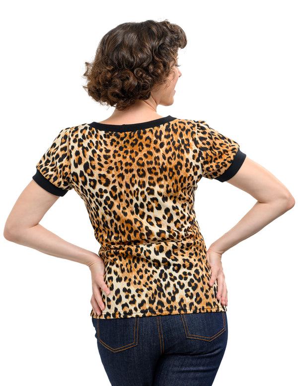 Steady Clothing Leopard Sweater Top