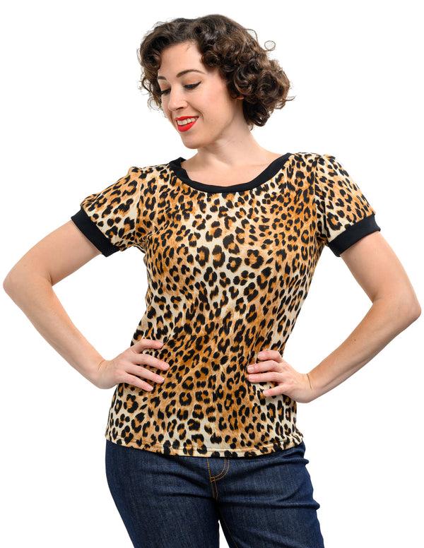 steady clothing Leopard Sweater Top