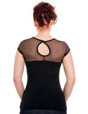 Steady Clothing Miss Fancy Top In Black