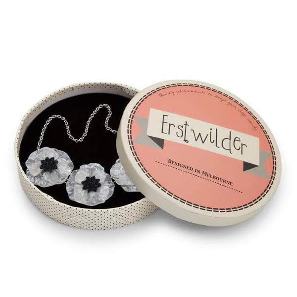 Steady Clothing Poppy Field Necklace In White