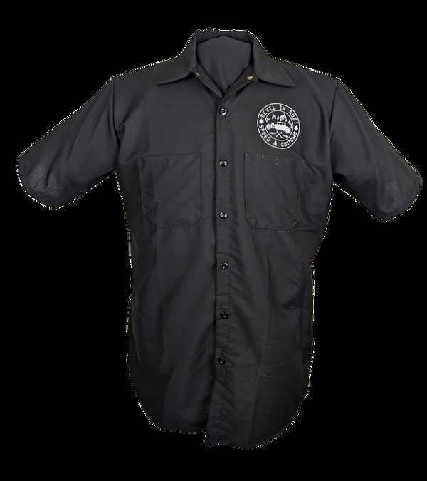 Steady Clothing Revel In Rust Workshirt In Black