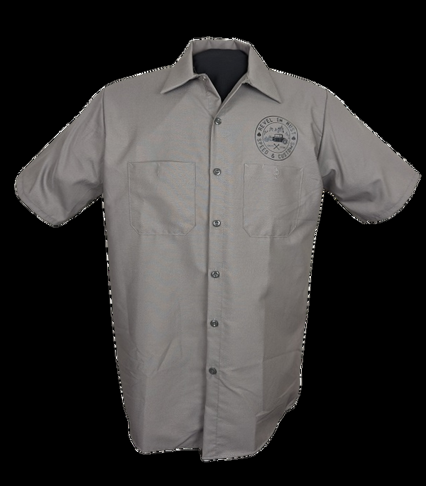 Steady Clothing Revel In Rust Workshirt In Grey