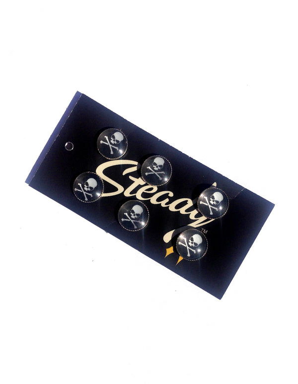 Steady Clothing Skull Picture Button Pack