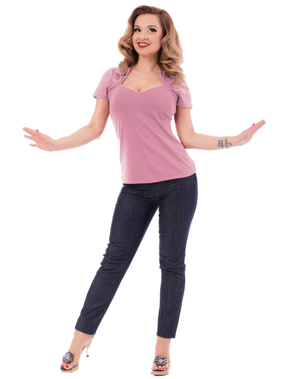 Steady Clothing Sophia Top In Blush