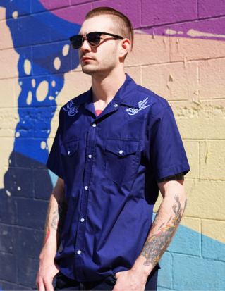 Steady Clothing Sparrow Western In Navy